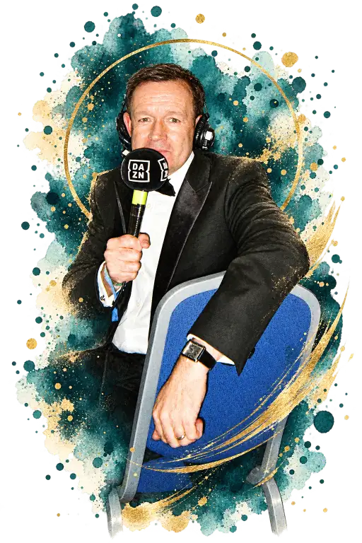 Adam Smith speaking during a DAZN broadcast interview