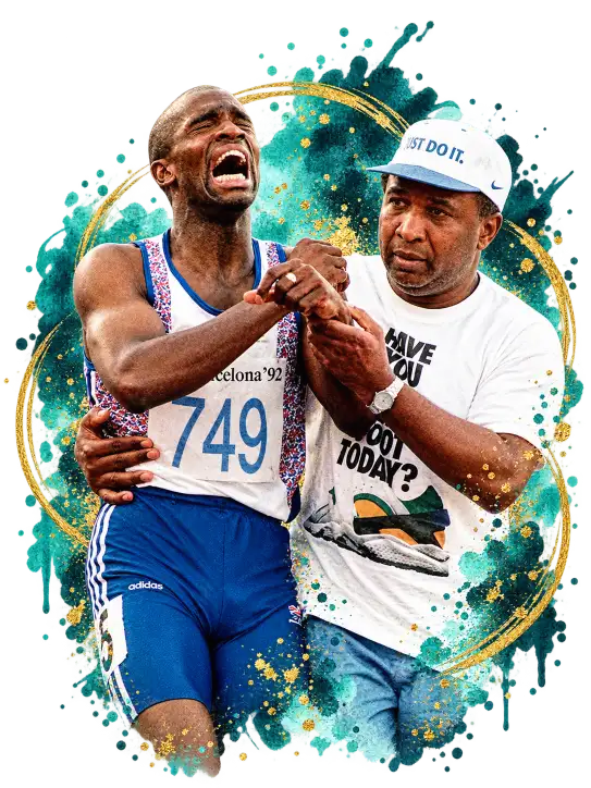 Derek Redmond, former British 400 metre record holder