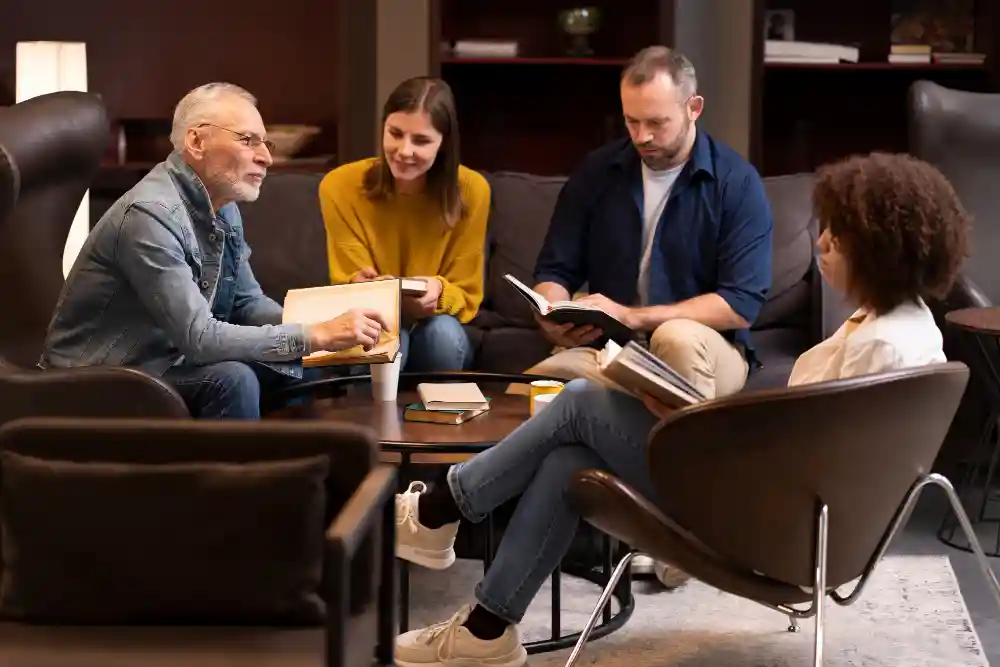 Leaders listening directly to real people during a customer immersion experience