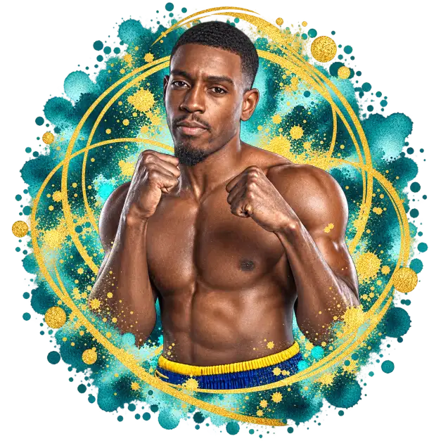 Ezra Taylor during his early professional boxing career