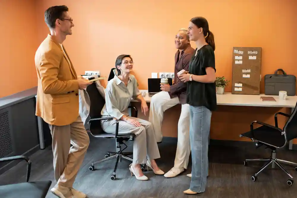 Collaborative customer experience partnership and team workshop