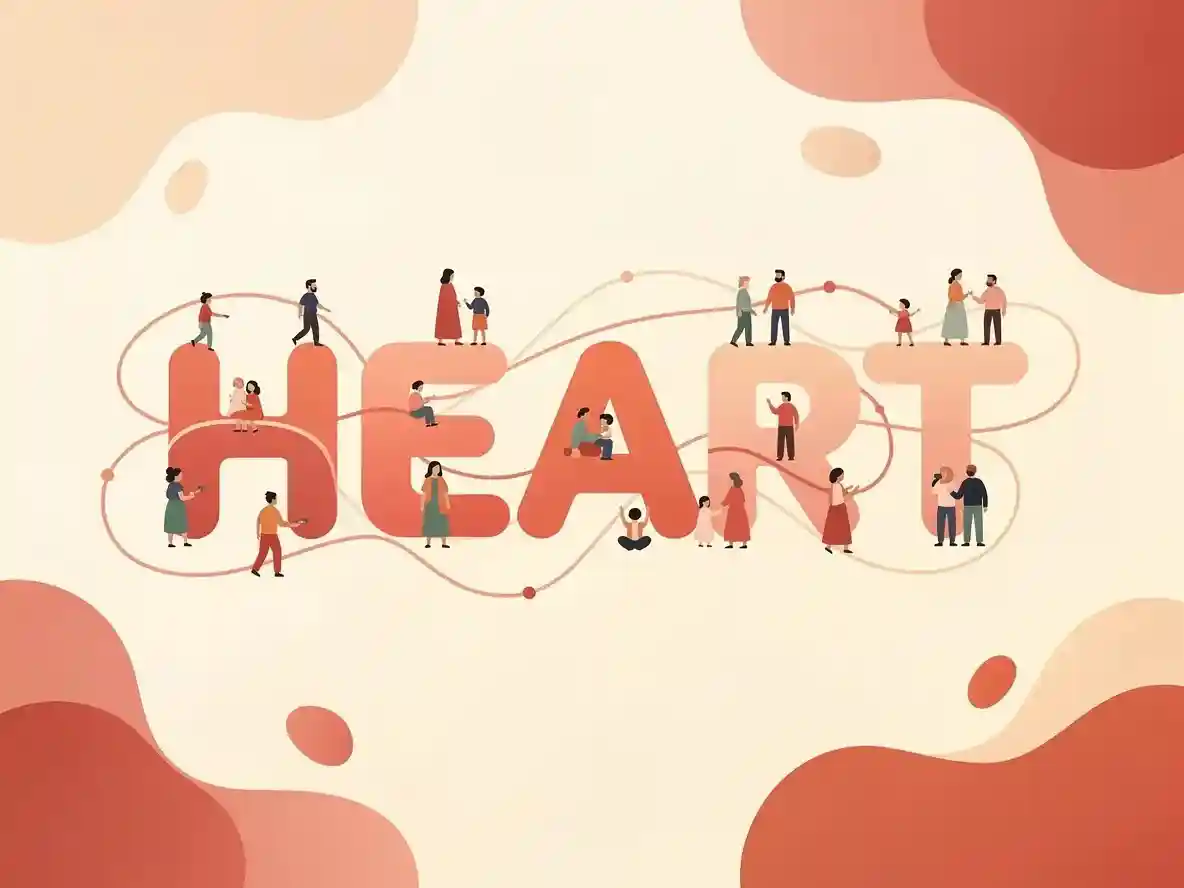 HEART framework illustration for measuring brand health, emotion, action, relevance and trust