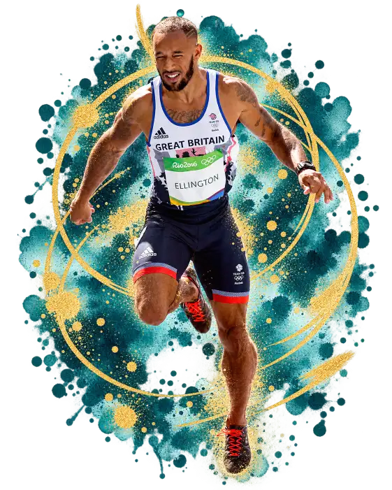 James Ellington returning to sprint training and competitive athletics after rehabilitation