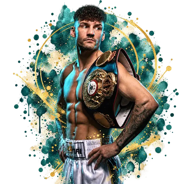 Leigh Wood during his WBA featherweight title fight against Josh Warrington