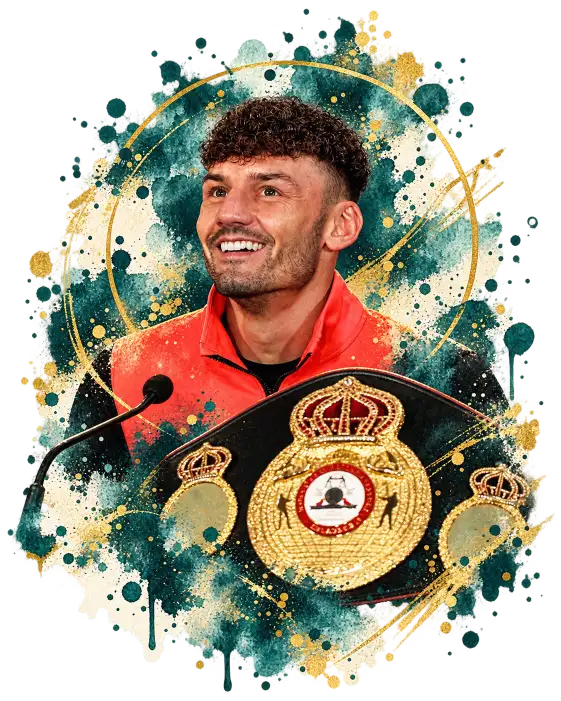 Leigh Wood after defeating Josh Warrington by unanimous decision in their 2026 rematch