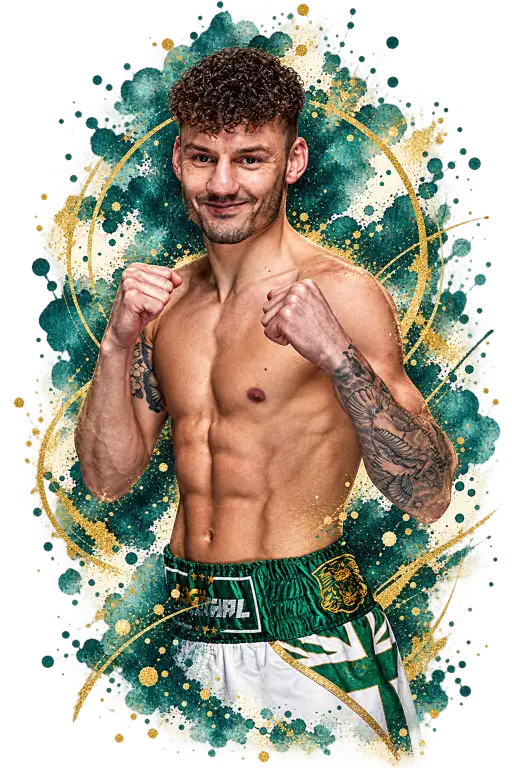 Leigh Wood competing during his WBO European and Golden Contract period