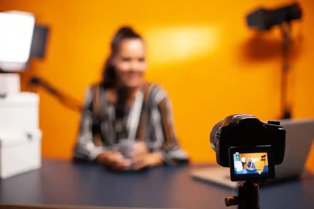 Camera ready to begin a professional media production