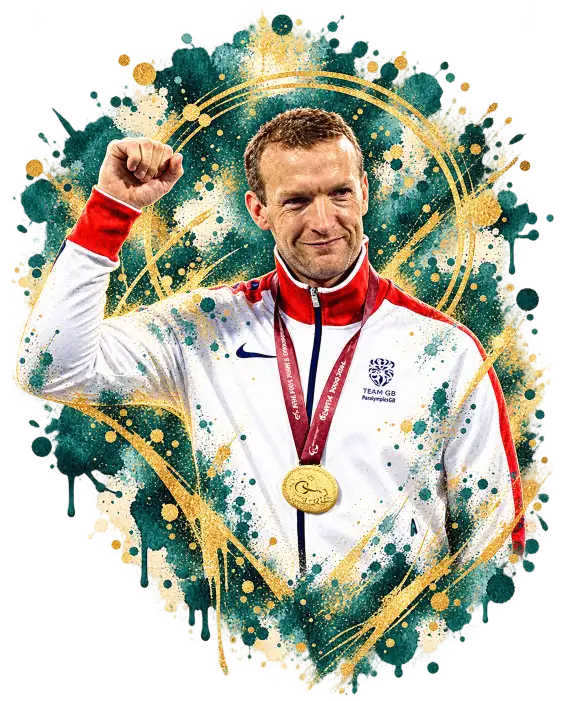 Richard Whitehead MBE during the period of his world titles and major charity endurance challenges