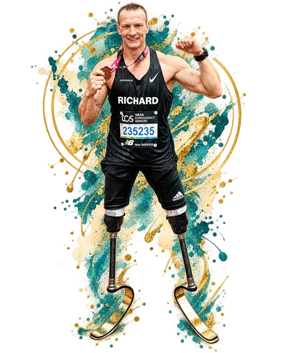 Richard Whitehead MBE celebrating elite Para athletics success