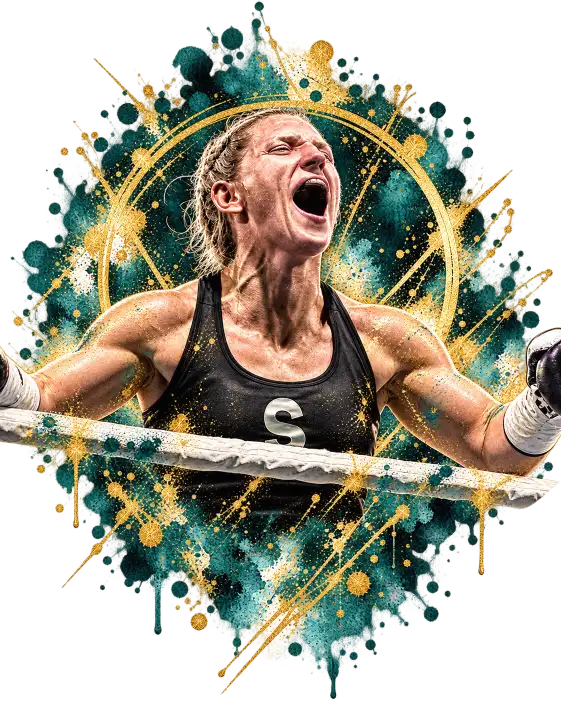 Stacey Copeland working as a BBC broadcaster, presenter and professional boxing commentator