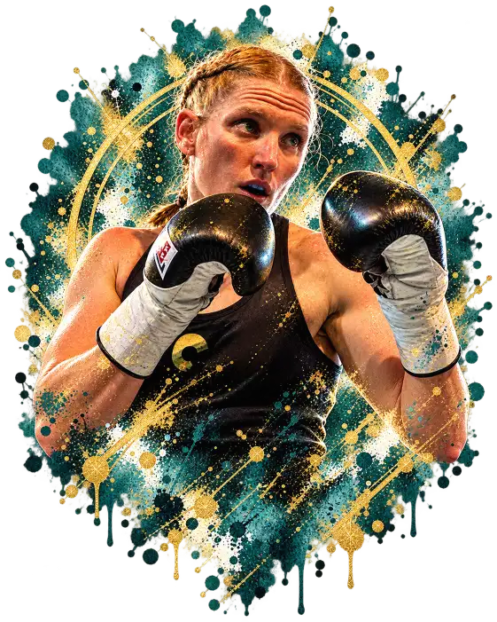 Stacey Copeland representing England and Team GB during her elite amateur boxing career